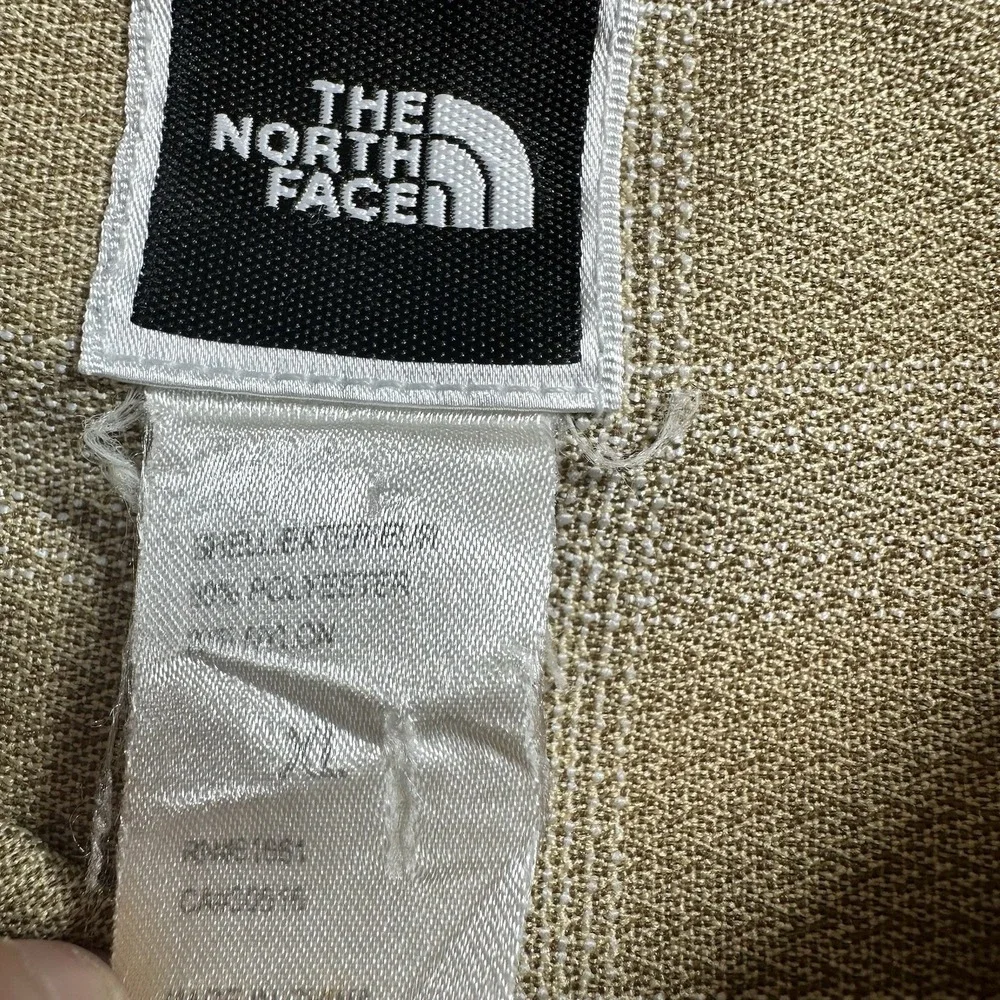 The North Face Mens‎ XL Beige Short Sleeve Button Up Shirt Casual Outdoor Hiking